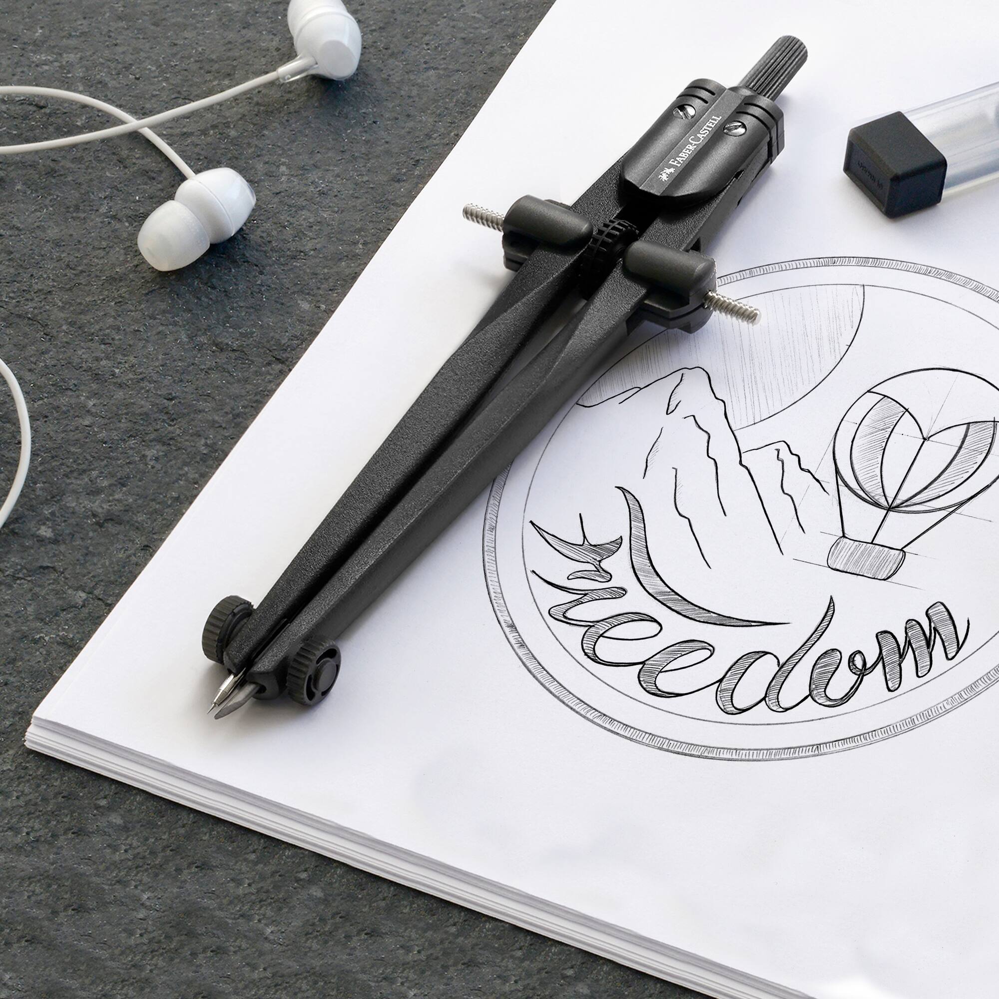Faber-Castell® Stream Quickset Compass
